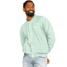 ELEVASN Aura Varsity Jacket - Mint Signal Edition