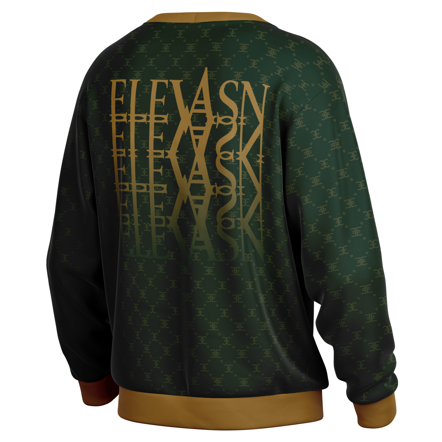 ELEVASN Heritage Cardigan - Emerald Gold Edition