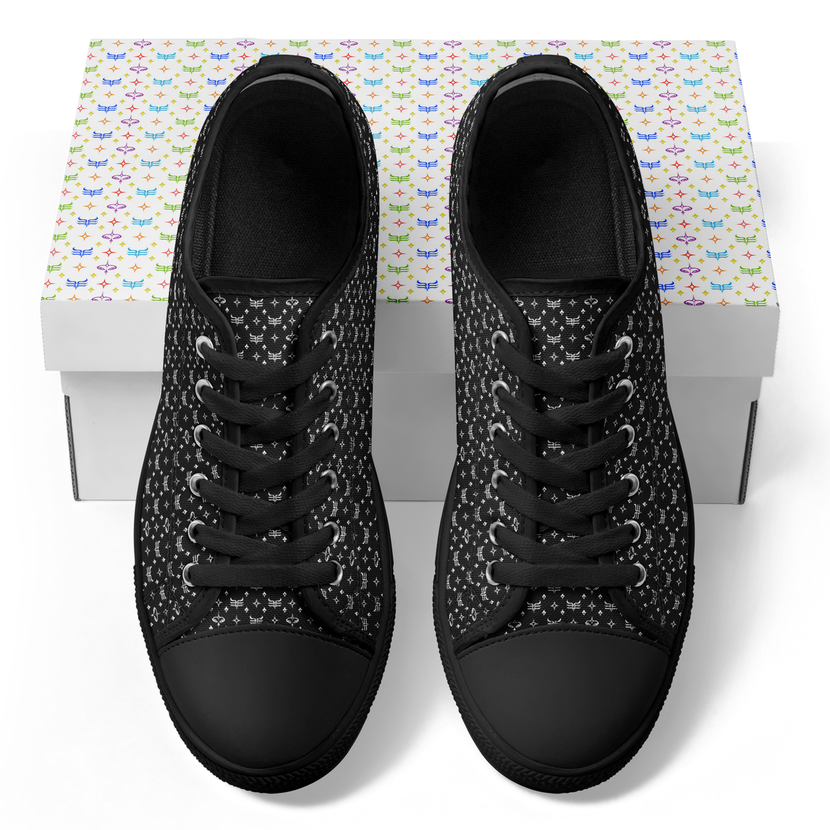 3LEVASN Chakra Frequency Low-Tops