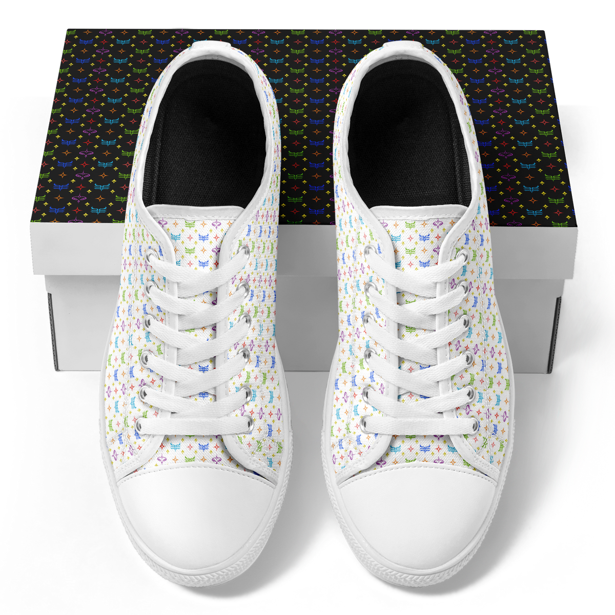 3LEVASN Chakra Frequency Low-Tops