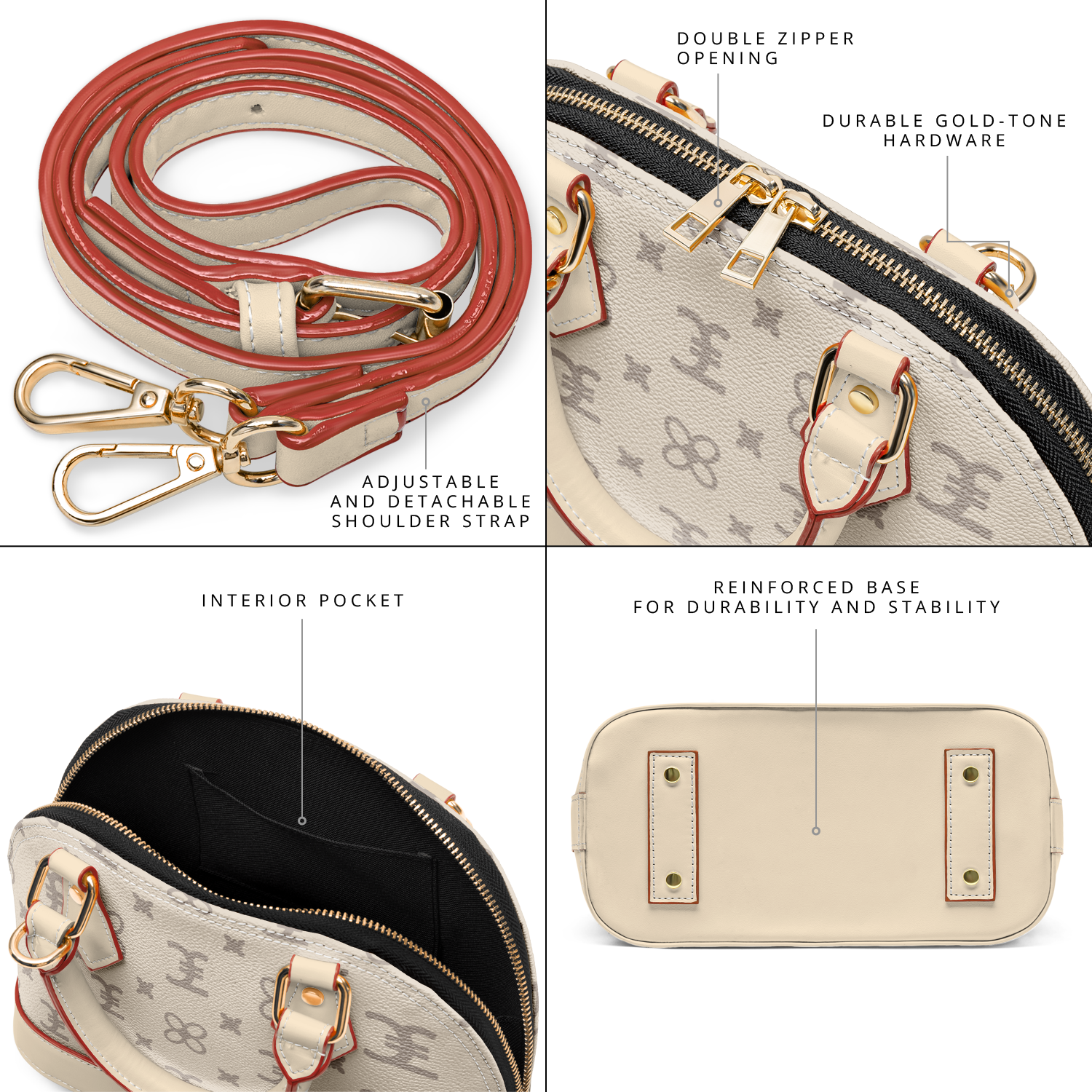 ELEVASN Aura Link Monogram Bag