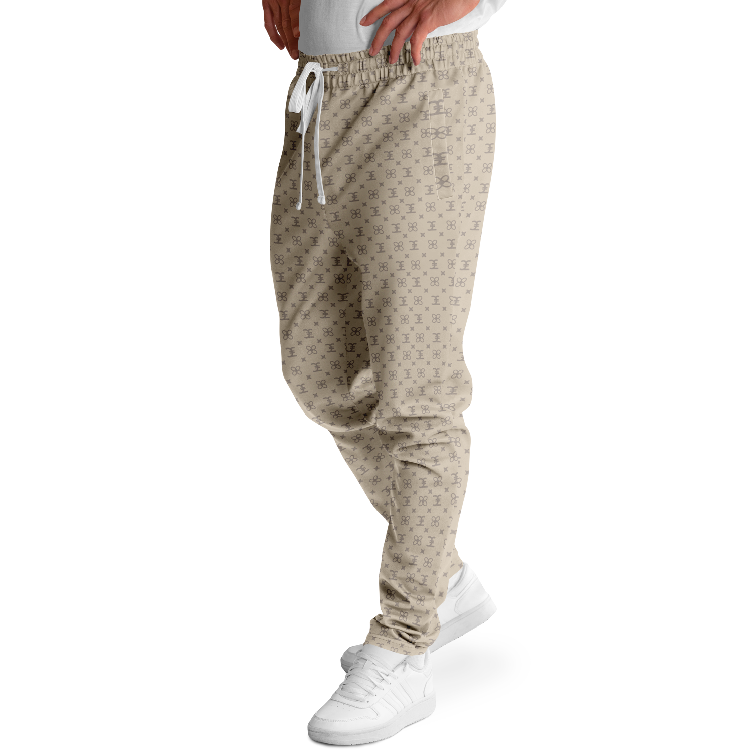 ELEVASN Sandstone Monogram Tailored Jogger