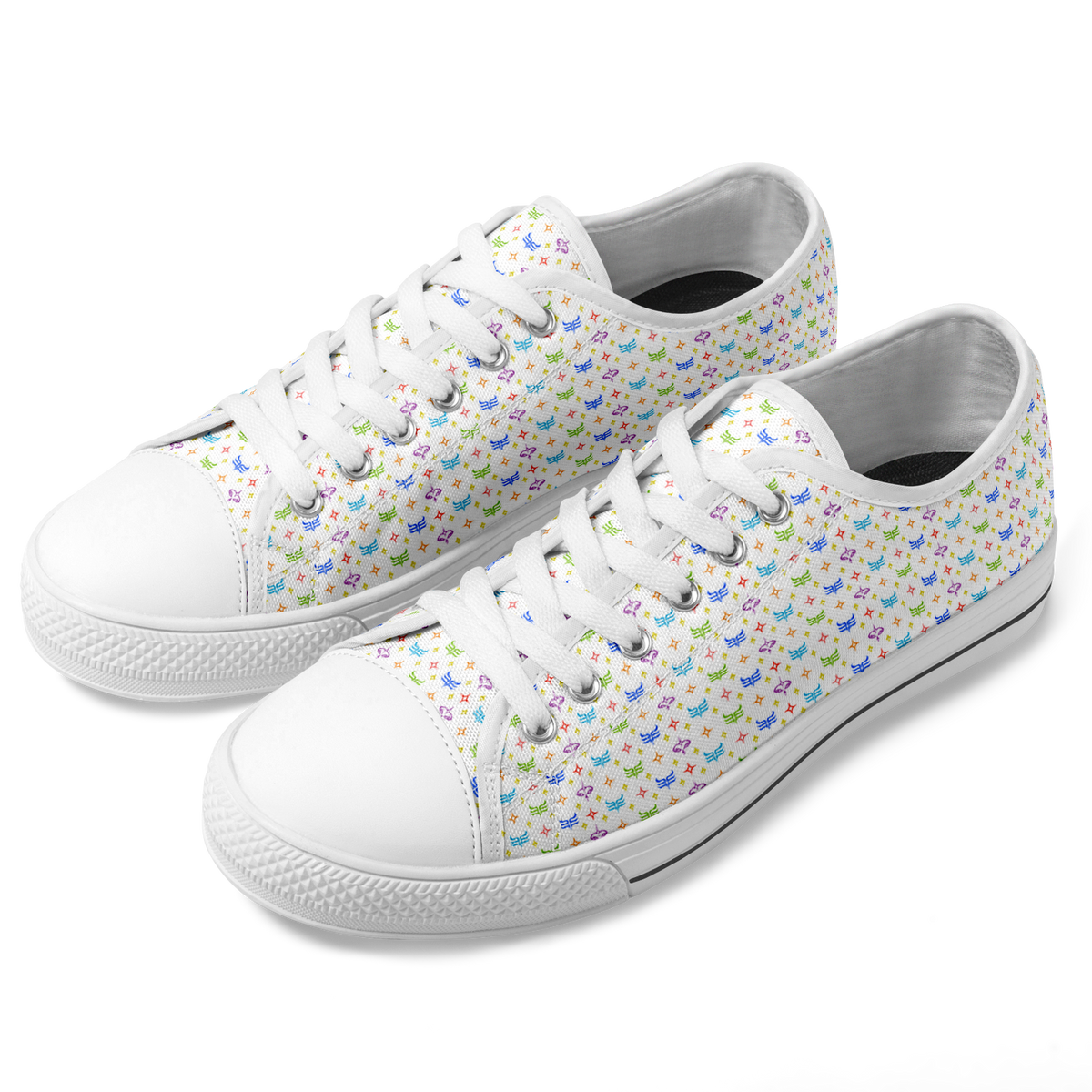 3LEVASN Chakra Frequency Low-Tops