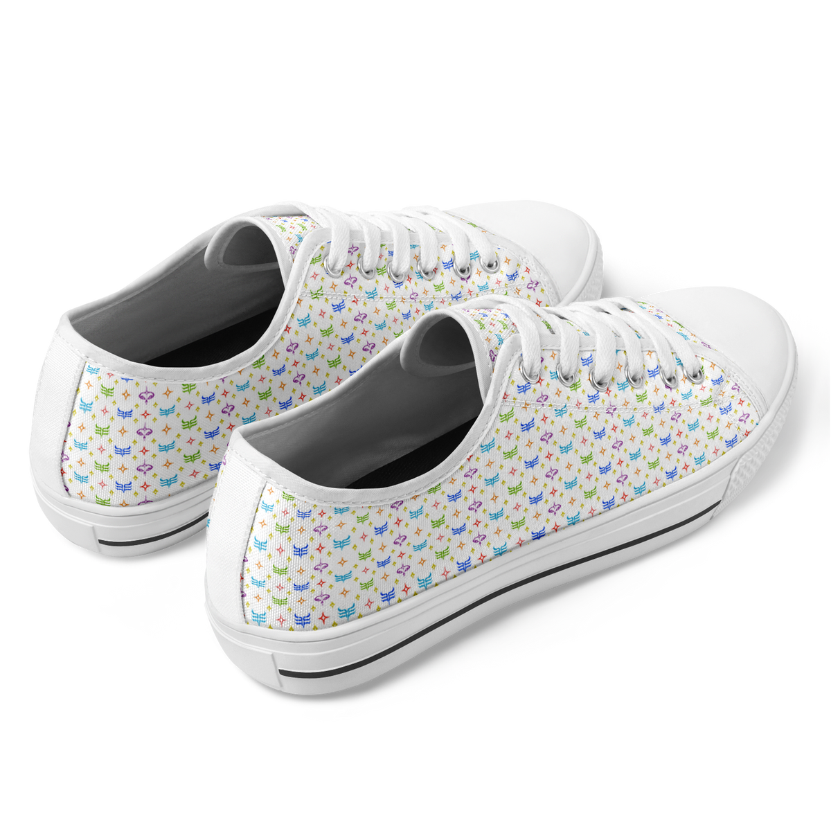 3LEVASN Chakra Frequency Low-Tops
