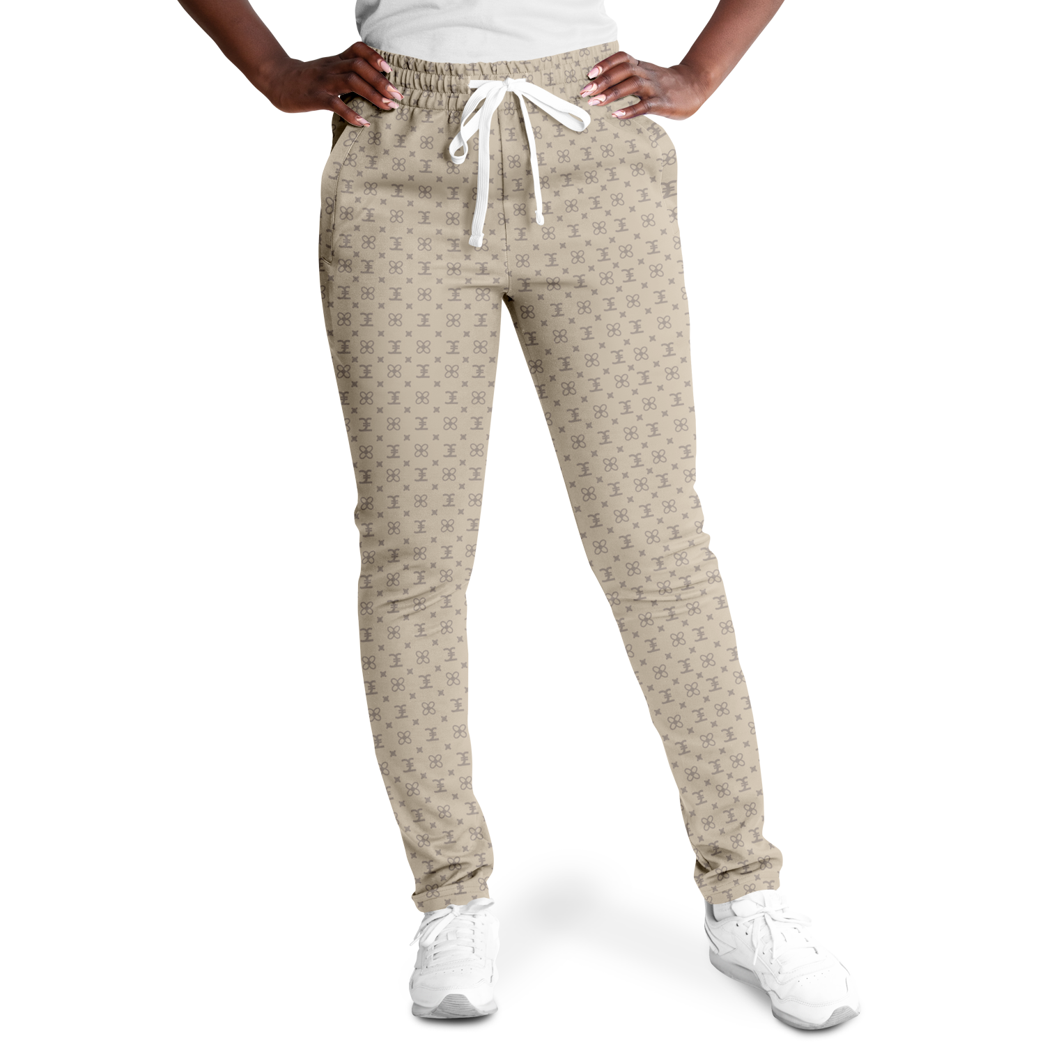 ELEVASN Sandstone Monogram Tailored Jogger