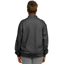 ELEVASN Quiet Signal Varsity Jacket - Charcoal Noir Edition