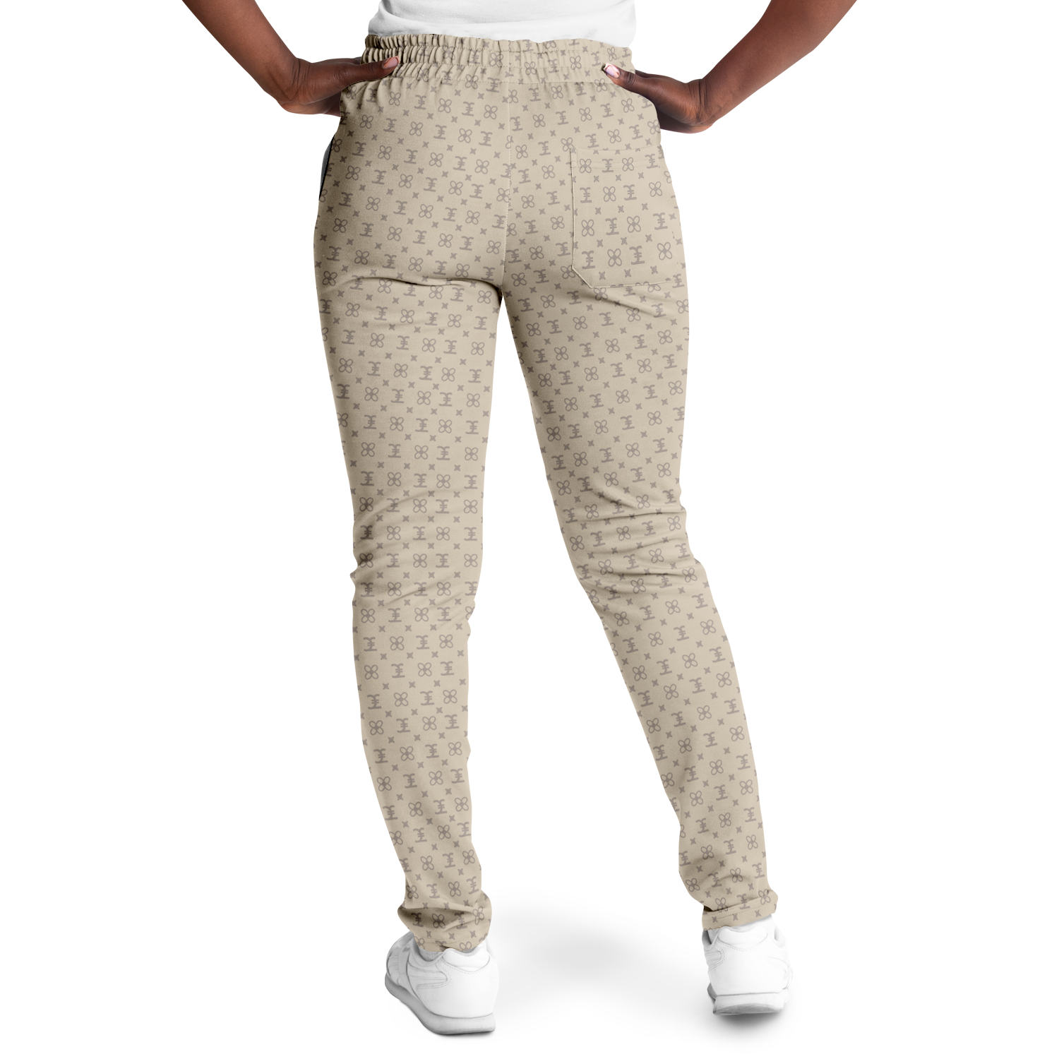 ELEVASN Sandstone Monogram Tailored Jogger