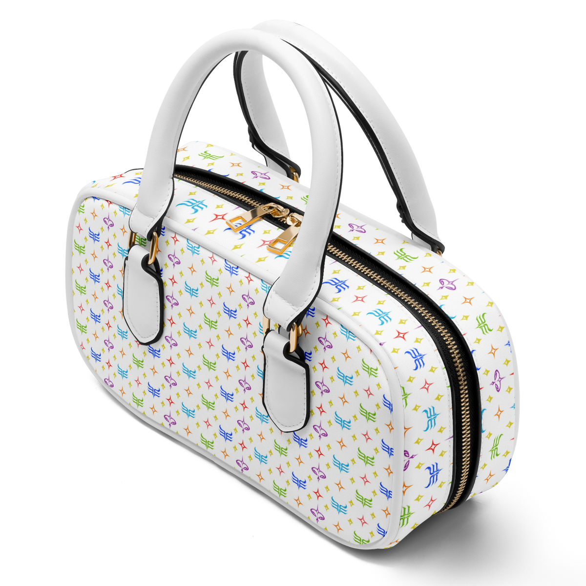 3LEVASN Chakra Frequency Boston Bag