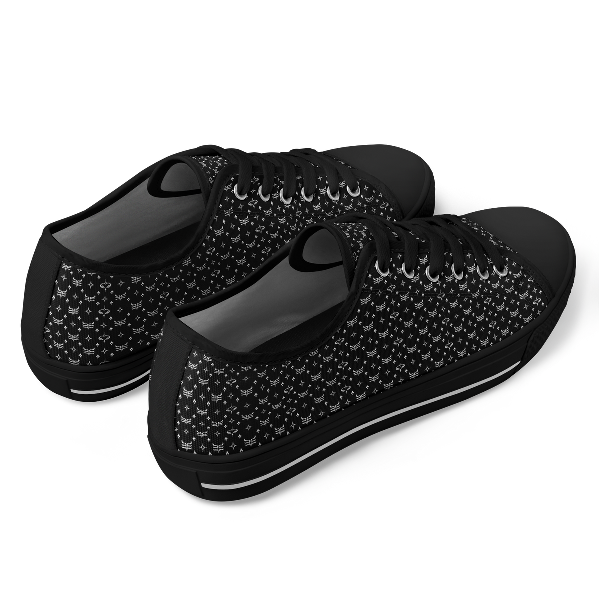 3LEVASN Chakra Frequency Low-Tops