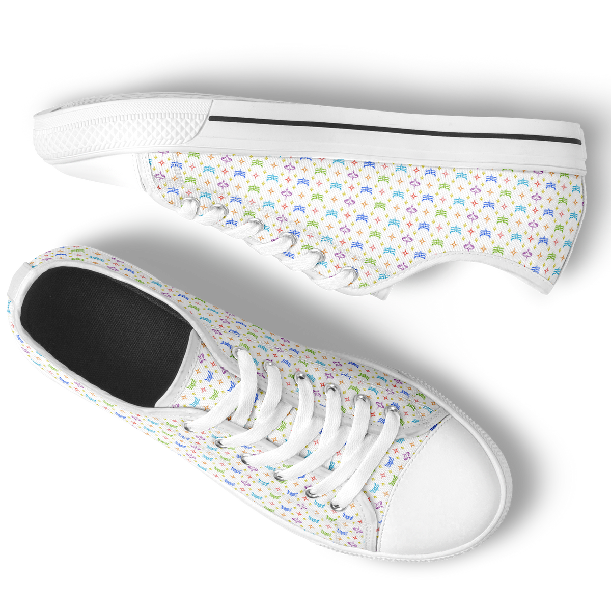 3LEVASN Chakra Frequency Low-Tops