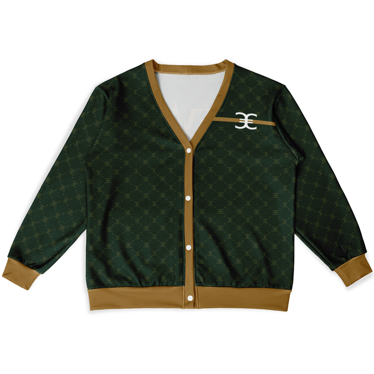 ELEVASN Heritage Cardigan - Emerald Gold Edition
