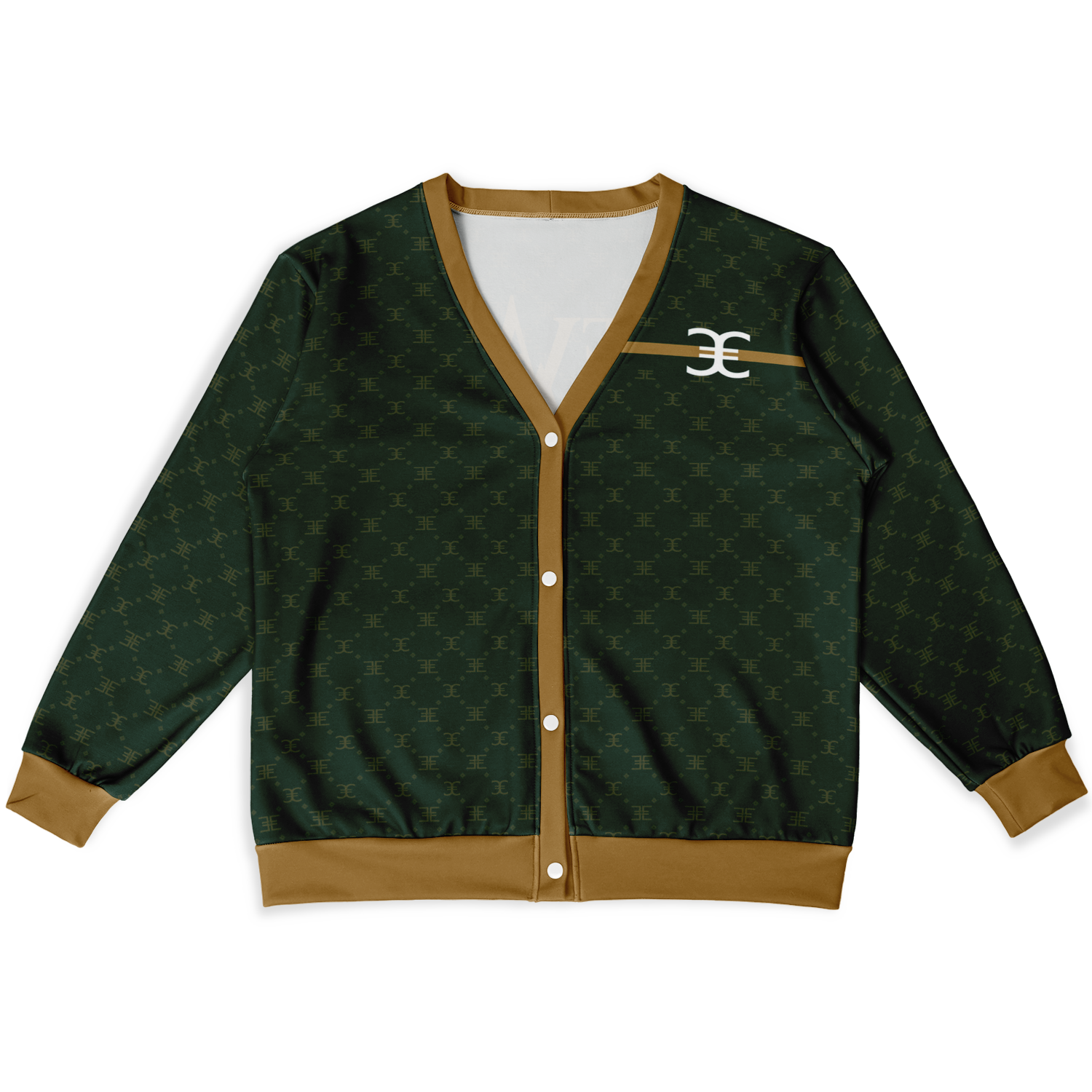 ELEVASN Heritage Cardigan - Emerald Gold Edition