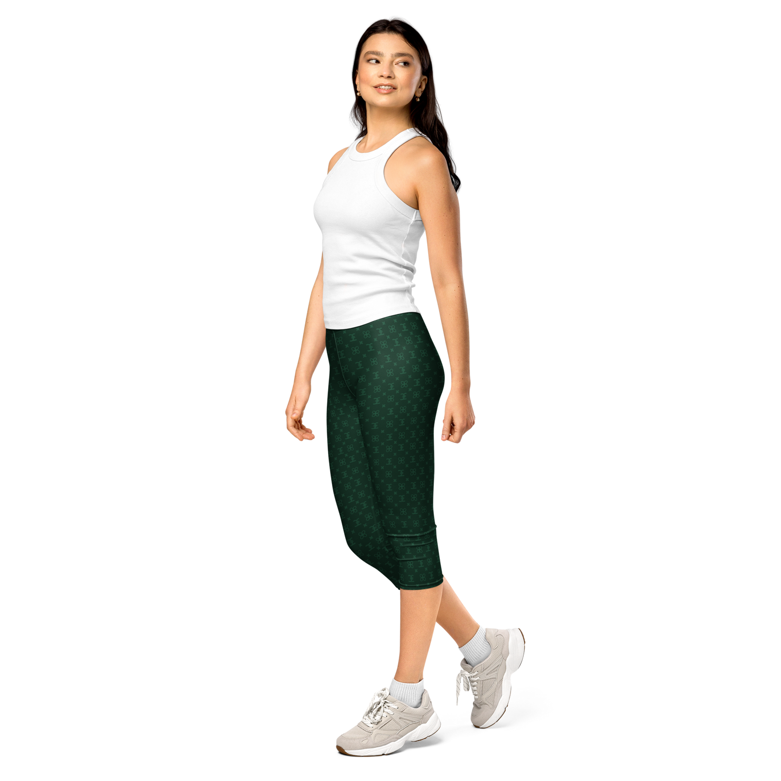 Elevasn Motion Leggings - Emerald Monogram Edition