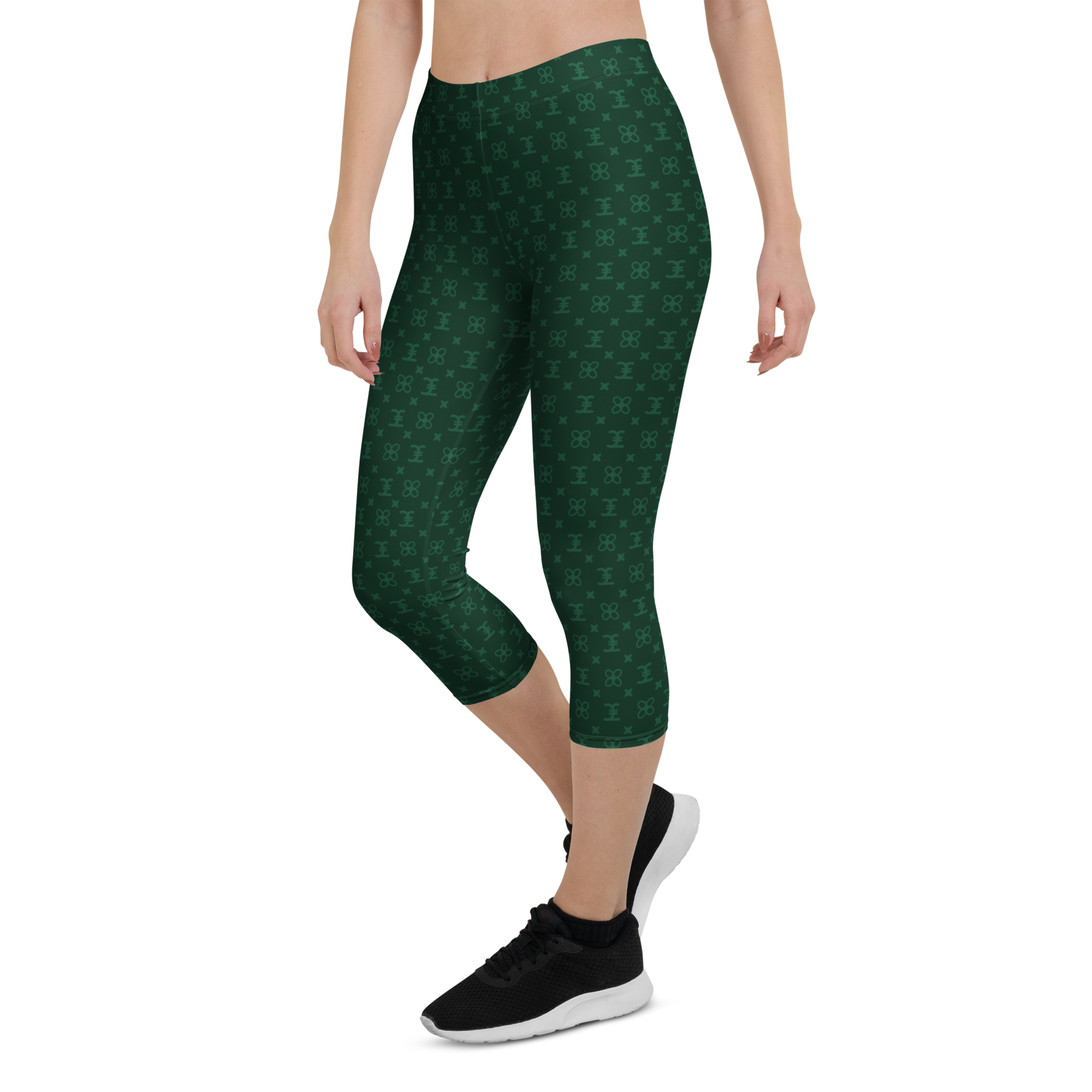 Elevasn Motion Leggings - Emerald Monogram Edition