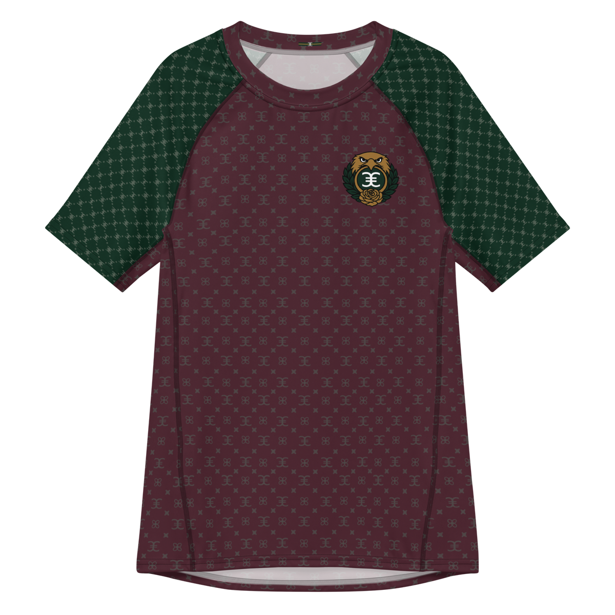 ELEVASN Heritage Training Tee - Burgundy Emerald Edition