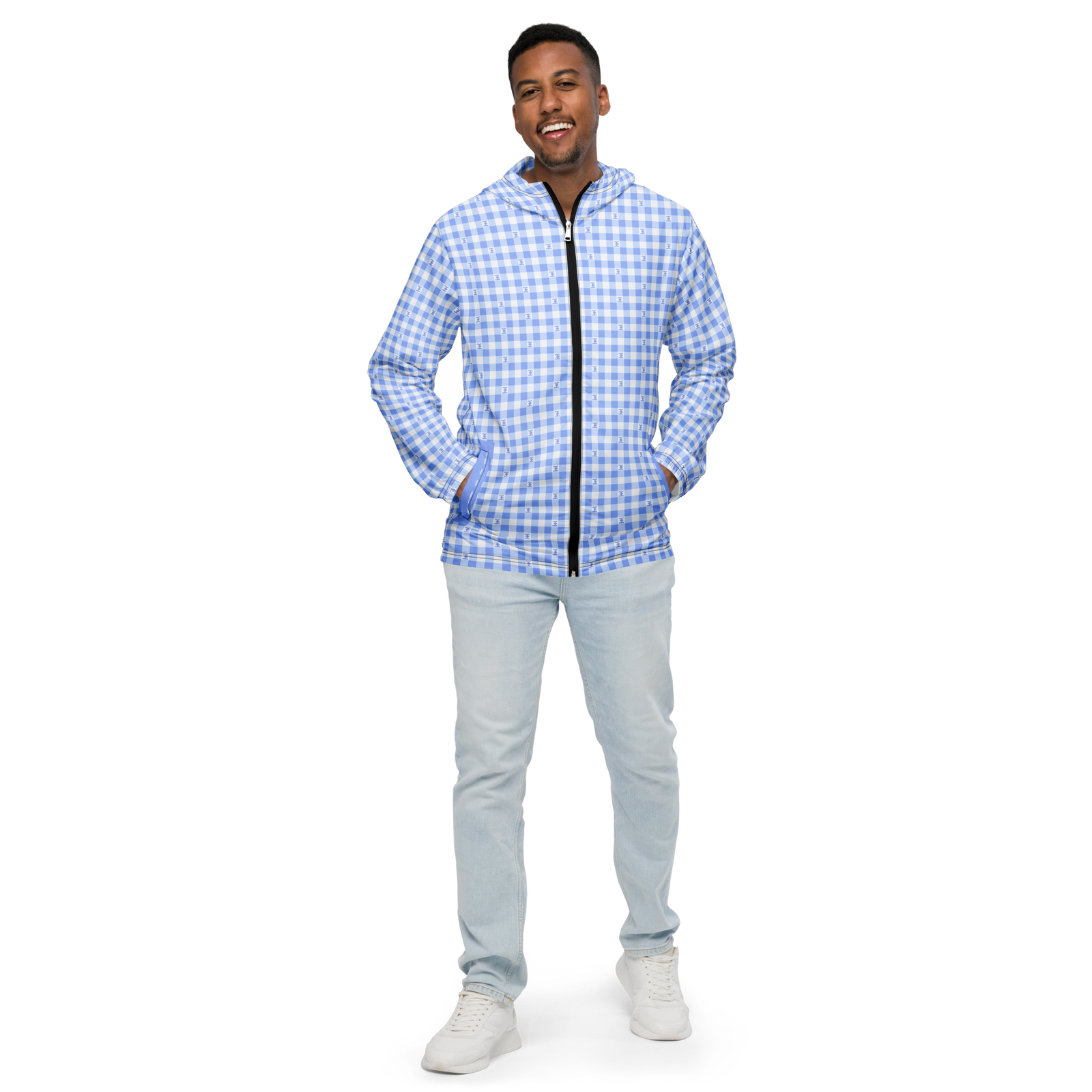 Azure Rise Zip Windbreaker - Horizon Collection