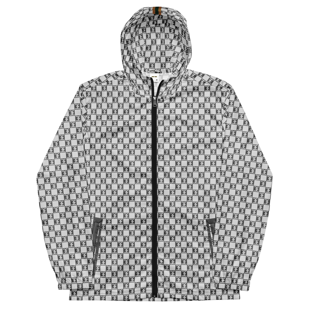 Monochrome Matrix Zip Jacket - Signature Collection