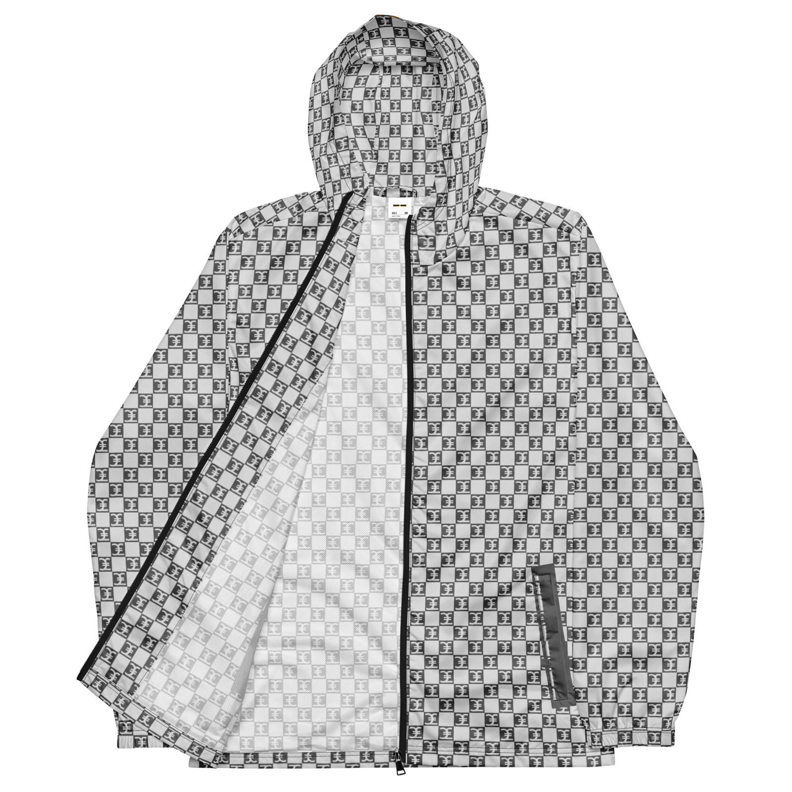 Monochrome Matrix Zip Jacket - Signature Collection
