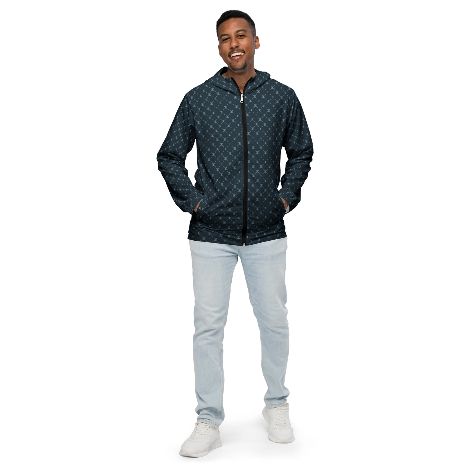 Midnight Grid Zip Jacket - Signature Collection