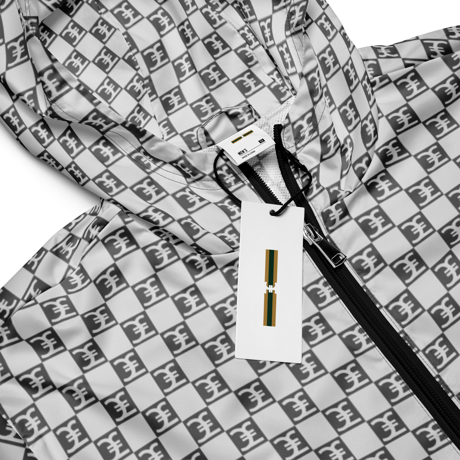 Monochrome Matrix Zip Jacket - Signature Collection