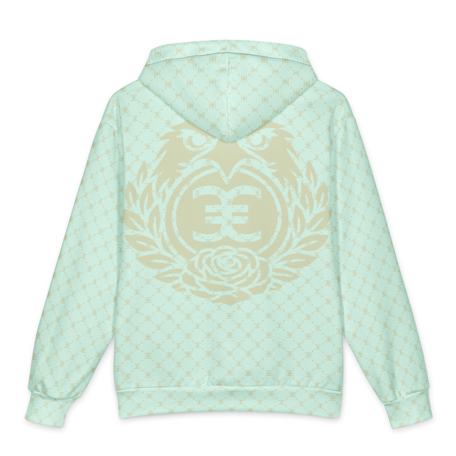 ELEVASN Mint Aura Hoodie - Soft Monogram Edition