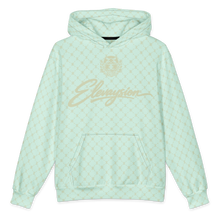 ELEVASN Mint Aura Hoodie - Soft Monogram Edition