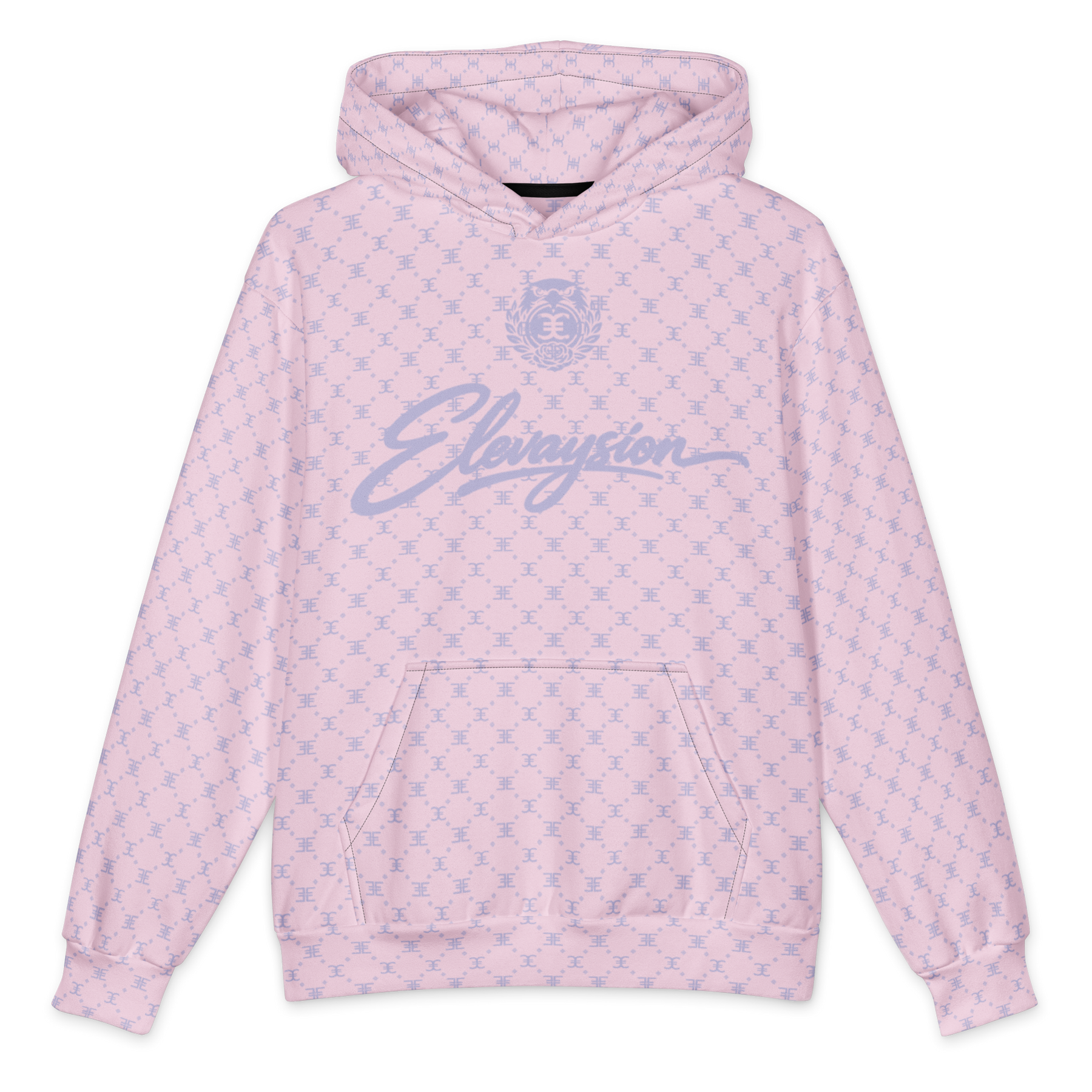 ELEVASN Rose Aura Hoodie - Soft Monogram Edition