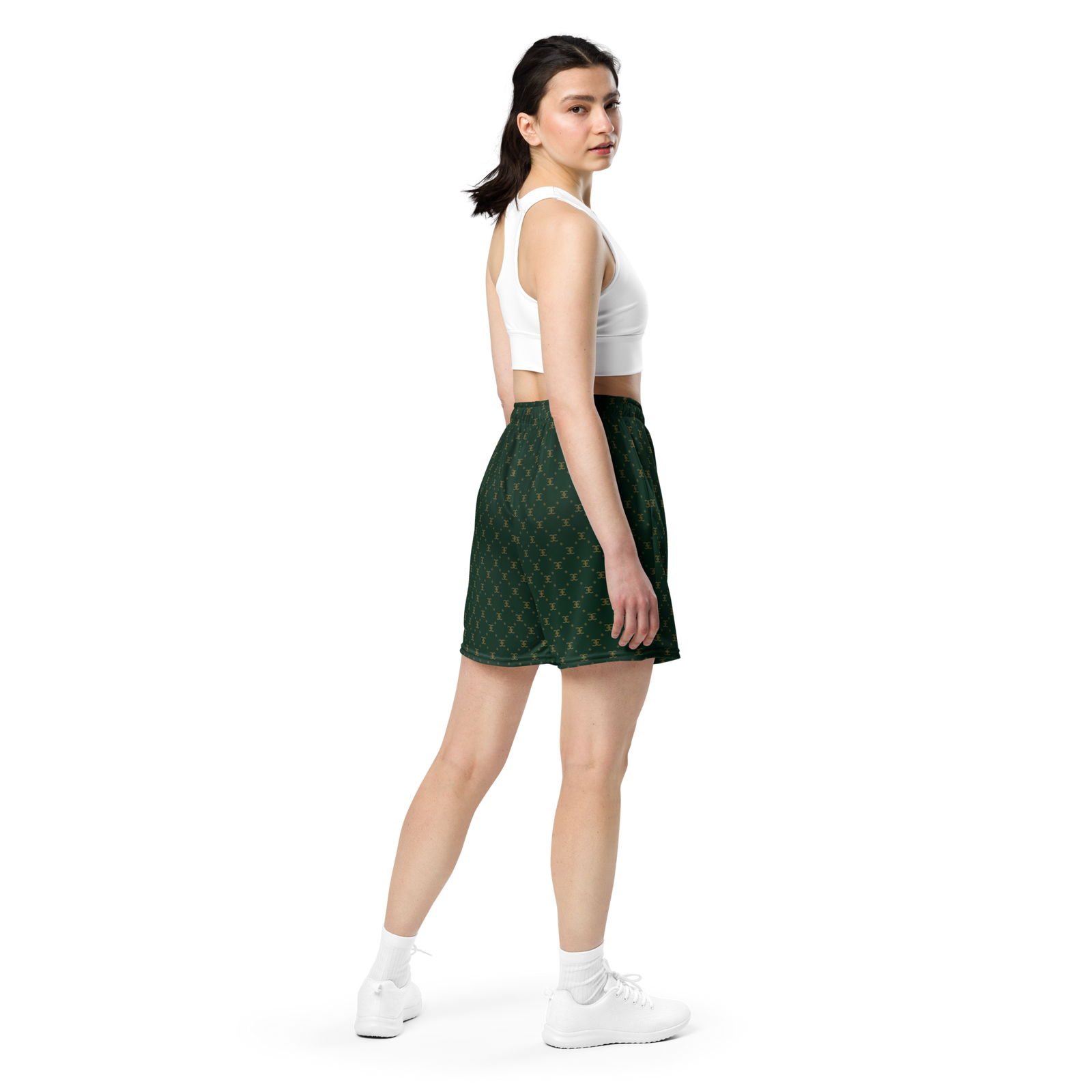 Elevasn Motion Shorts - Emerald Pattern Edition