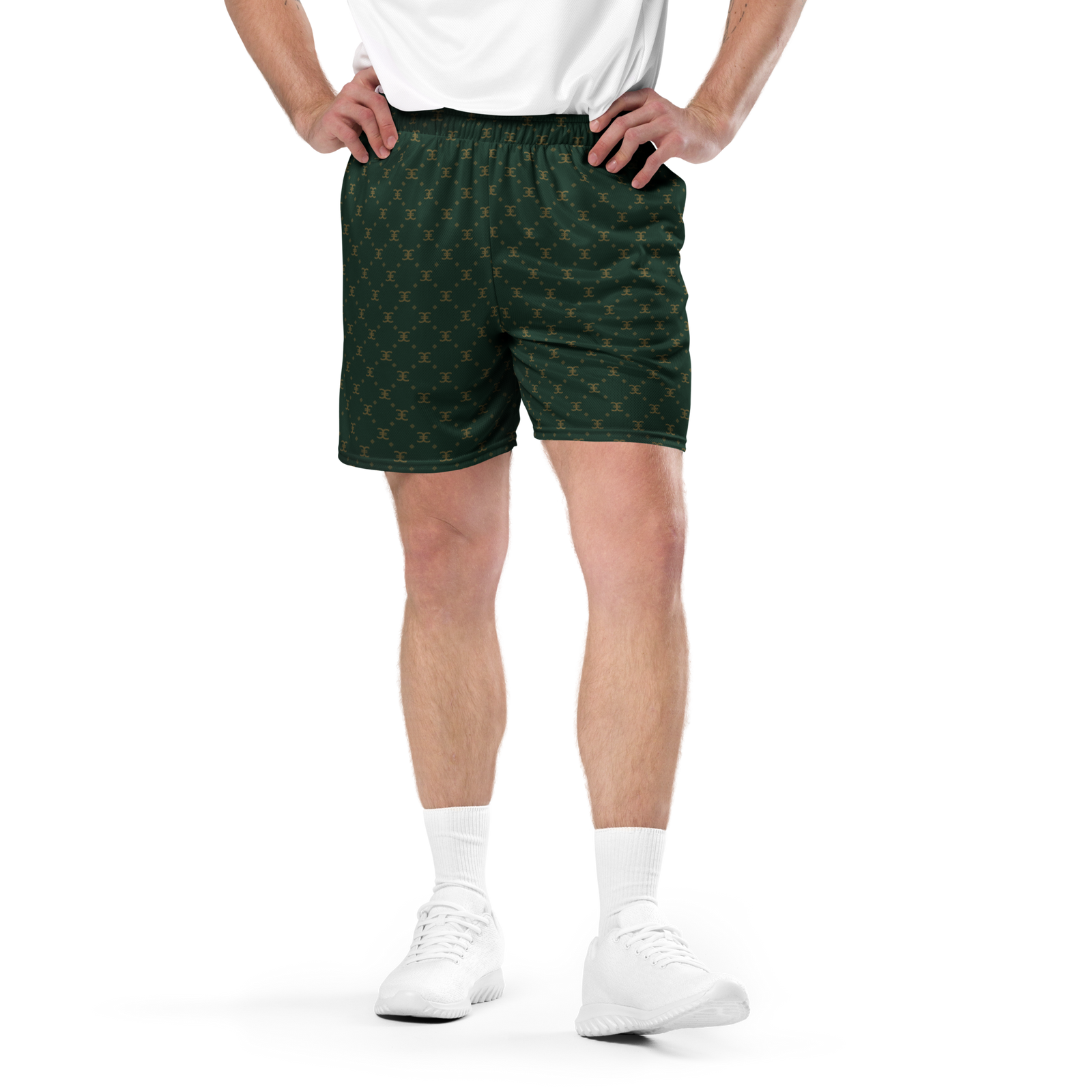 Elevasn Motion Shorts - Emerald Pattern Edition