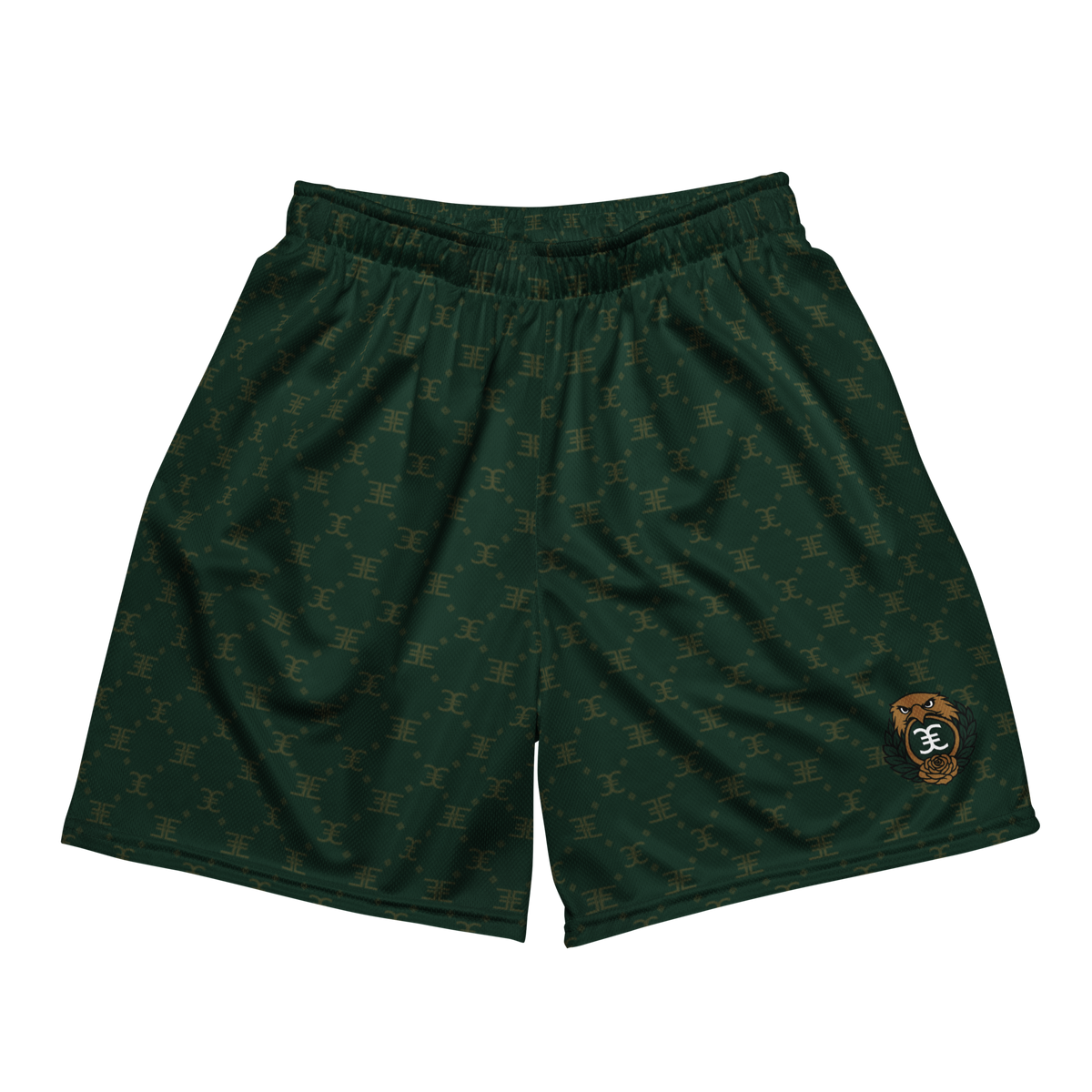 Elevasn Motion Shorts - Emerald Pattern Edition