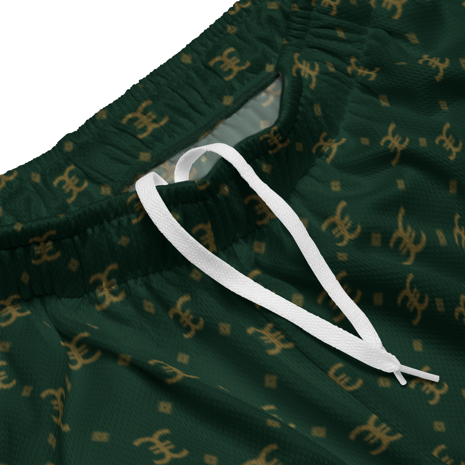 Elevasn Motion Shorts - Emerald Pattern Edition