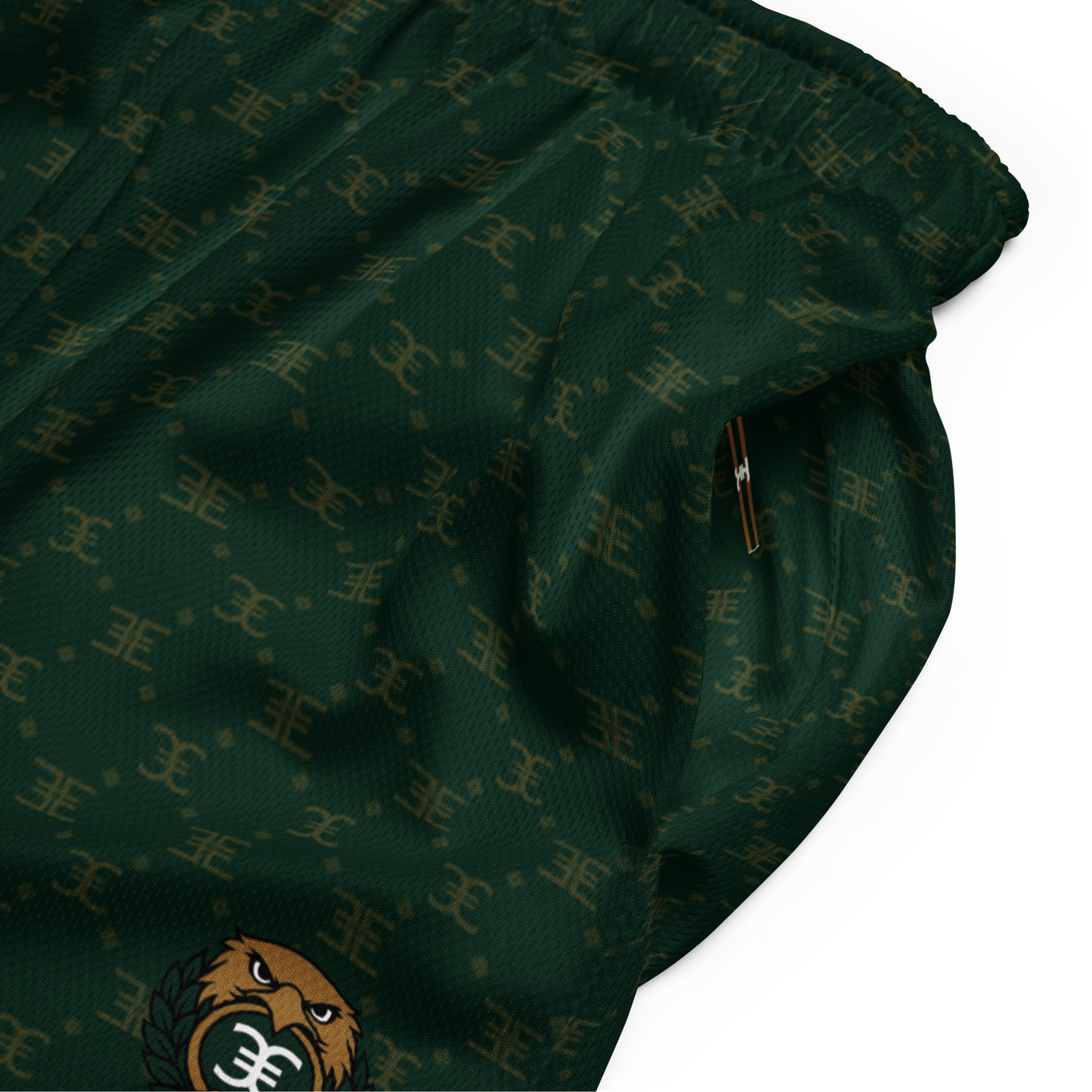 Elevasn Motion Shorts - Emerald Pattern Edition