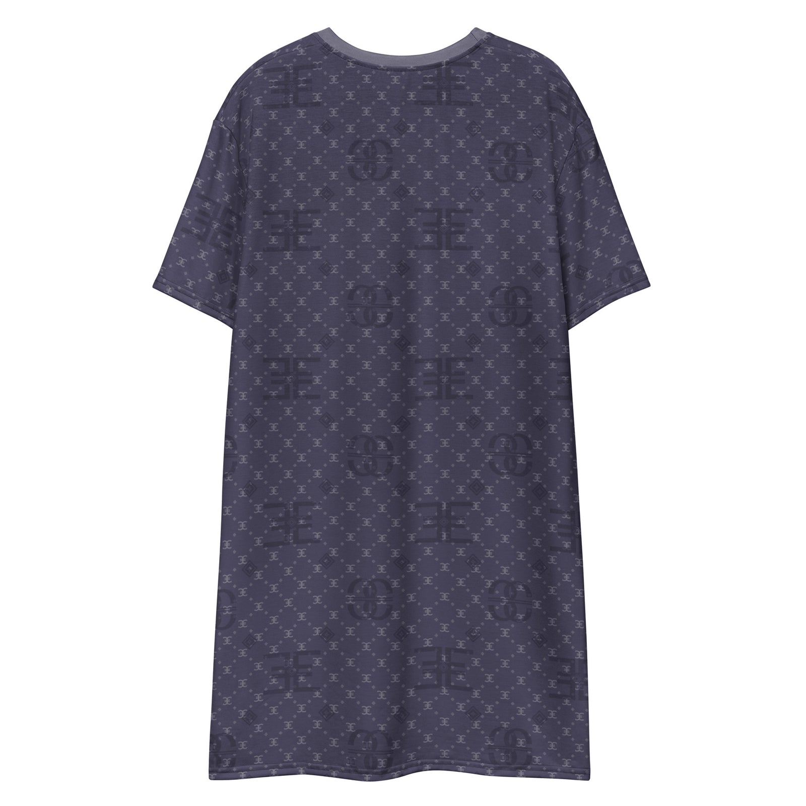ELEVASN Signature T-Shirt Dress - Midnight Monogram