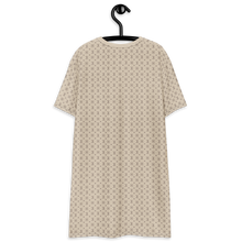 ELEVASN Signature T-Shirt Dress - Sand Monogram