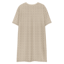 ELEVASN Signature T-Shirt Dress - Sand Monogram