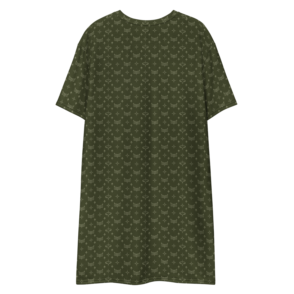 ELEVASN Signature T-Shirt Dress - Midnight Monogram