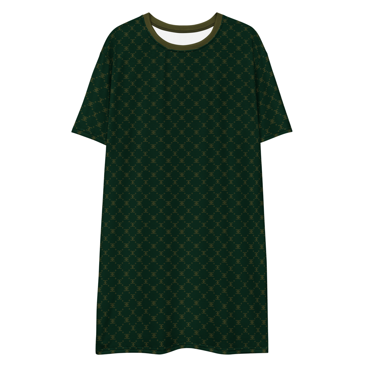 ELEVASN Axis  T-Shirt Dress - Midnight Grid