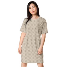 ELEVASN Signature T-Shirt Dress - Sand Monogram