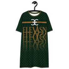 ELEVASN Signature T-Shirt Dress - Midnight Monogram