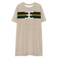 ELEVASN Signature T-Shirt Dress - Sand Monogram