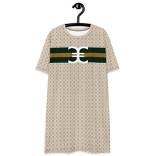 ELEVASN Signature T-Shirt Dress - Sand Monogram