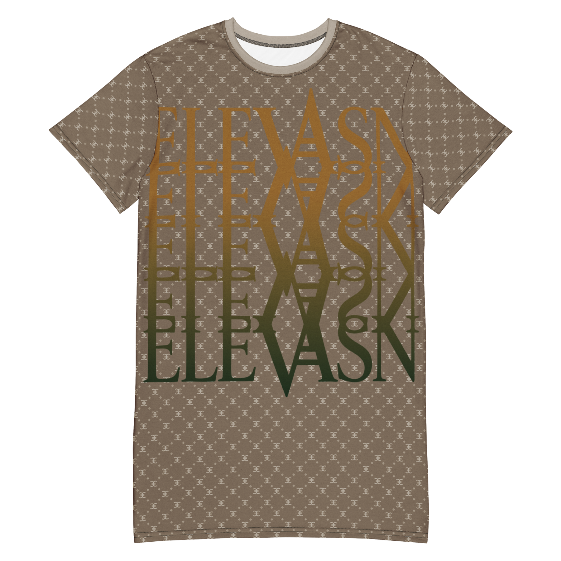 ELEVASN Axis T-Shirt Dress - Sand Link