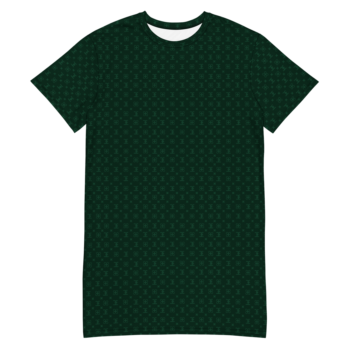 ELEVASN Axis  T-Shirt Dress - Midnight Grid