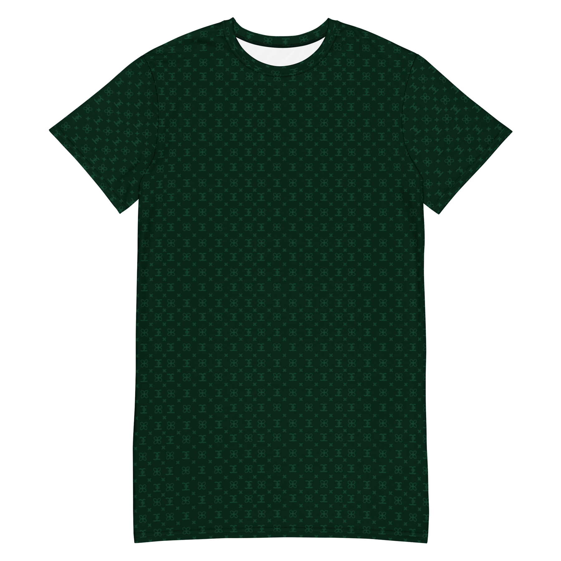 ELEVASN Axis  T-Shirt Dress - Midnight Grid
