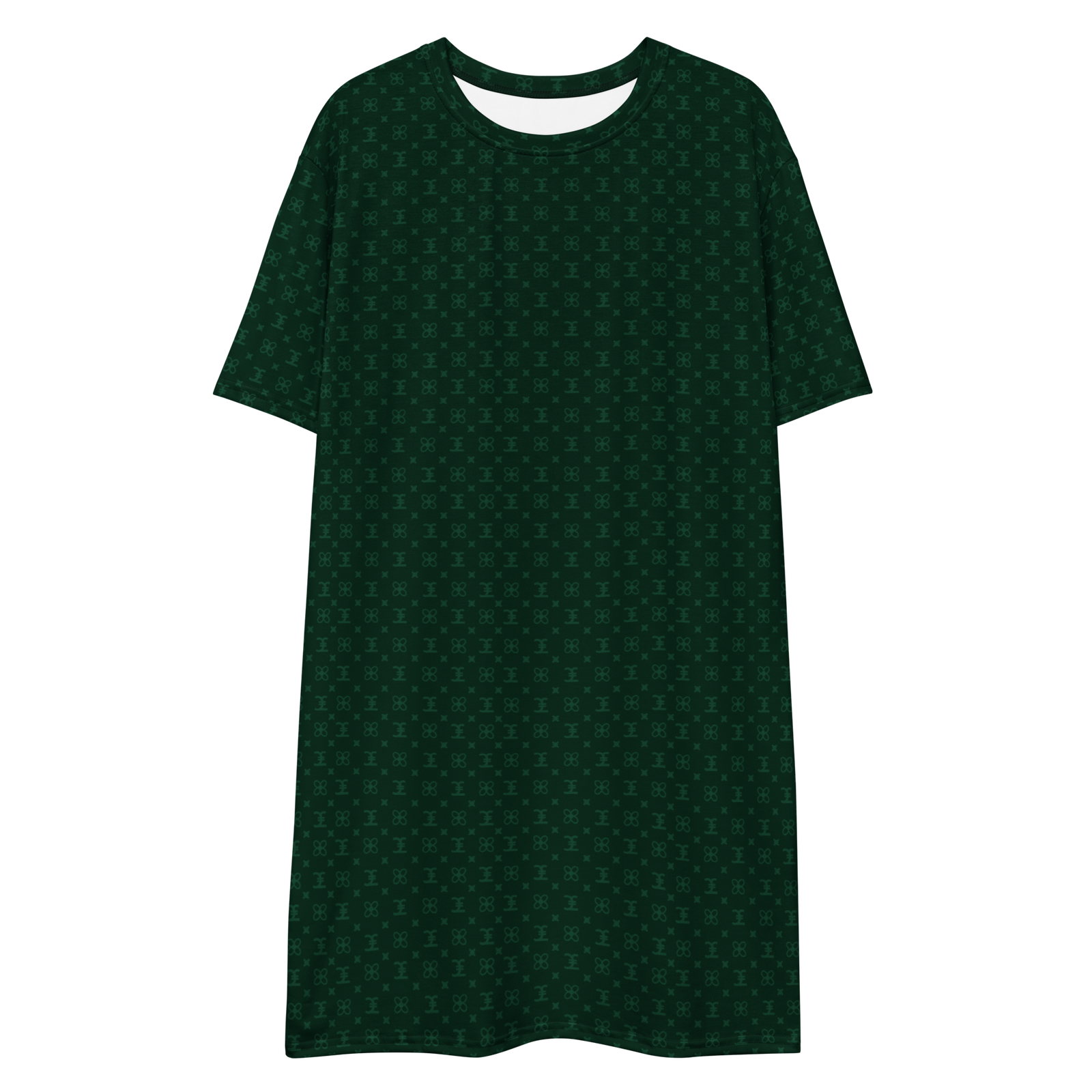 ELEVASN Axis  T-Shirt Dress - Midnight Grid