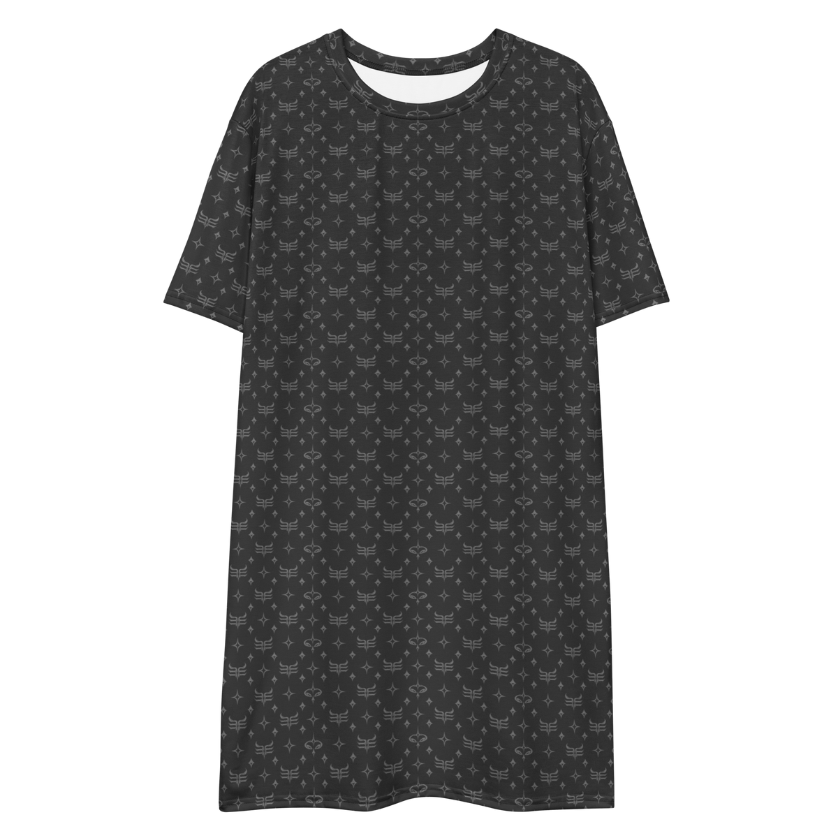 ELEVASN Axis  T-Shirt Dress - Midnight Grid