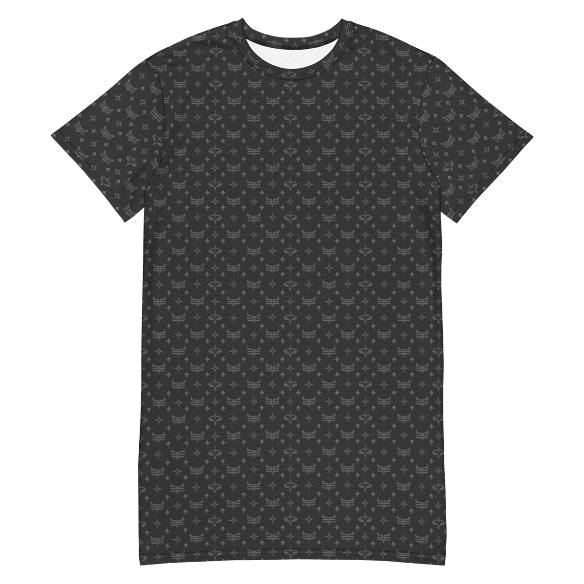 ELEVASN Axis  T-Shirt Dress - Midnight Grid