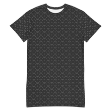 ELEVASN Axis  T-Shirt Dress - Midnight Grid