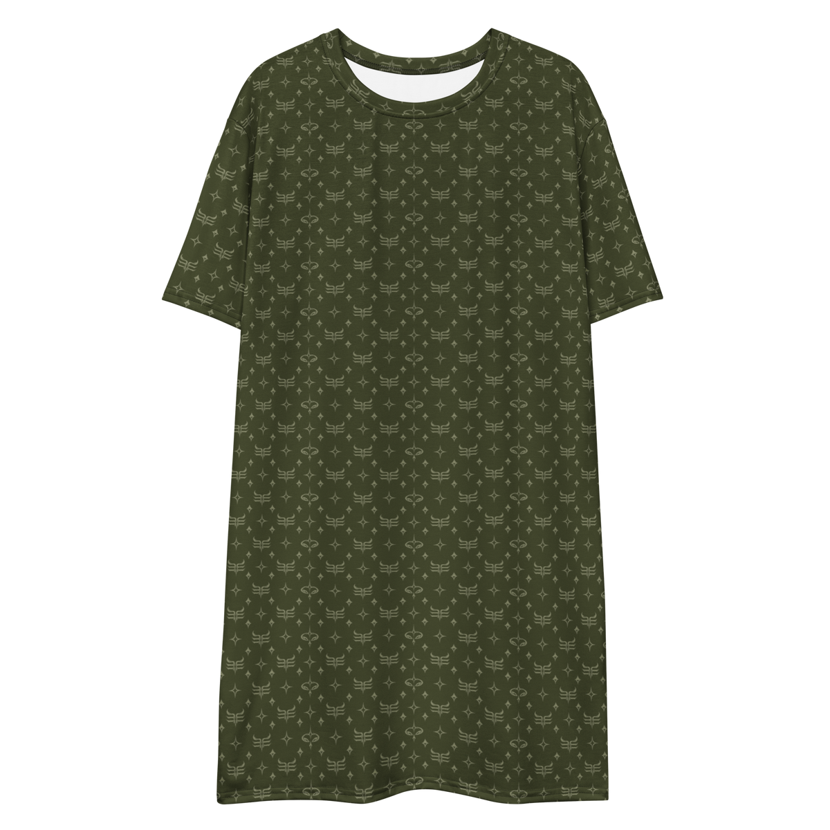 ELEVASN Signature T-Shirt Dress - Midnight Monogram