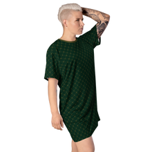 ELEVASN Axis  T-Shirt Dress - Midnight Grid